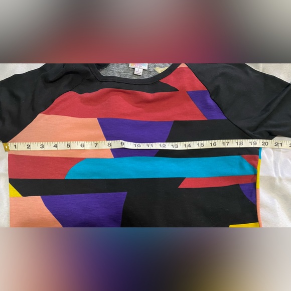 Lula Roe Multi colored dress Sz Large - Picture 6 of 6